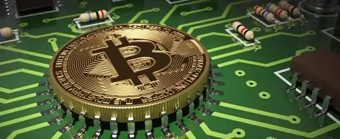An intricate view of a Litecoin mining rig in action, illustrating South Korea's forward-thinking approach to crypto hardware